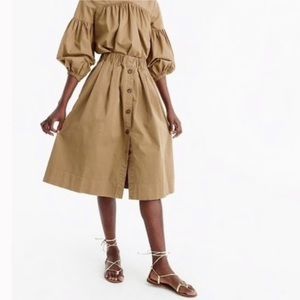 J. Crew Trench Skirt Size 6